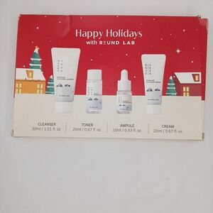 Round Lab 1025 Dokdo Travel Skincare Gift Set 4pc New In Box Exp. 2028